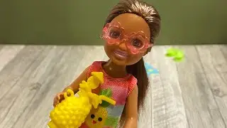 Unboxing Barbie Chelsea Beach Themed Accessory Pack