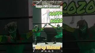 #KWO #KappaKozo and #KappaJr entrance! #SETUPTH #IWAJAPAN #Daikiaju #wrestling #มวยปล้ำไทย #มวยปล้ำ