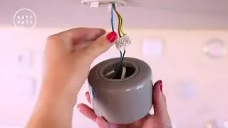 How to install KATY PATY porcelain wall / ceiling luminaire