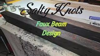 Faux Beams #ceilingdecoration
