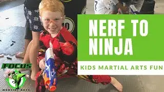 Nerf to Ninja Kids Event at Focus Martial Arts Brisbane