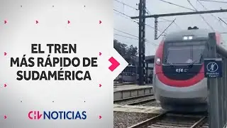 Así es el NUEVO TREN RÁPIDO Santiago-Chillán que estará operativo en el 2024