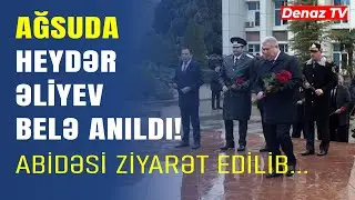 Ağsuda &Uuml;mummilli Lider Heydər Əliyevin Anım G&uuml;n&uuml; Qeyd Edilib