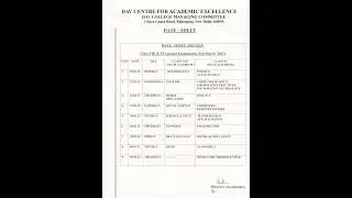 ||DAV Class 8 Annual Examination Datesheet 2022- 23||DAV Class 11 datesheet 🔥2022-23