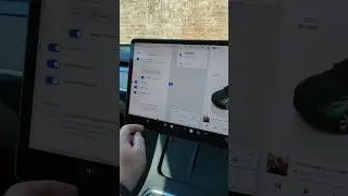 How to change the navigation settings within the map on a Tesla