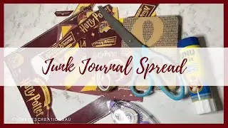 Harry Potter Junk Journal SPREAD | Christie's Creations Au