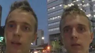 Funny Jacksonville adventures. Twins all alone.