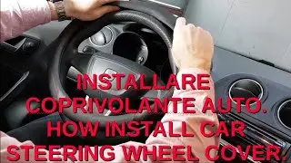 Installare il Coprivolante per auto - Install car steering wheel cover
