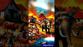 गपू हाथी ने आग बुझाई 🐘#animation #bhagirath2v5y#khani #shortvideo#viralvideo