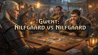 The Witcher 3: Wild Hunt - Jogando Gwent | Nilfgaard vs Nilfgaard