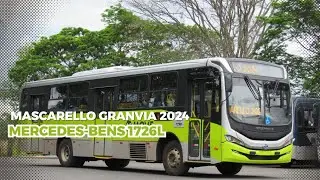 Apresentando o Novo Mascarello Gran Via 2024  Mercedes-Benz OF-1726L da Plena Transportes !