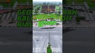 Gedung Daerah Balai Serindit #pekanbaru #riau #melayu #riauhits #drone #kota #dji #jalanjalan