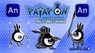 Patapon Basic Animation Tutorial (Part 1): Idling / Running | Almighty Halo