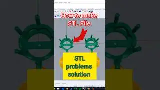 How to make STL File || STL File kaise banaye || matrix 9 | #shorts #stlfiles #tutorial #cad
