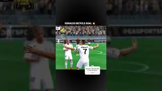 Ronaldo bicycle goal 💥 - #shorts #ronaldo #fcmobile #fcmobile25 #easportsfc #easports
