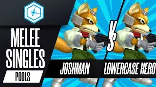 Joshman (Fox) vs Lowercase hero (Fox) - Melee Singles Pools Winners Quarters - Shine 2023