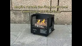 Alogfire Portable Gas Fireplace (Butane) | Common Issues and Fixes Guide