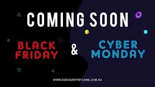 Coming Soon Black Friday & Cyber Monday Pet Supplies Sale!  #comingsoon