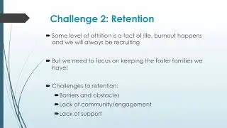 Advanced Foster Program Management: Taking a Foster Program to the Next Level - conference recording