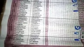 Week 13, 2019 UK Football Pools Banker Pair Fixed Draws