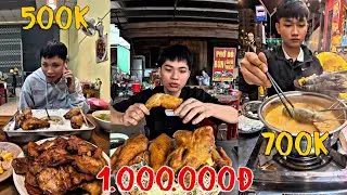 LC Nhất đi hơn 200km ăn to&agrave;n bữa ăn khủng 500k đến 1 triệu