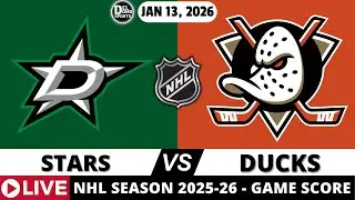 DALLAS STARS VS ANAHEIM DUCKS 🏒 NHL Season 2025-26 | Live Scoreboard & Fans Chat