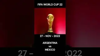 Argentina vs Mexico FIFA 22
