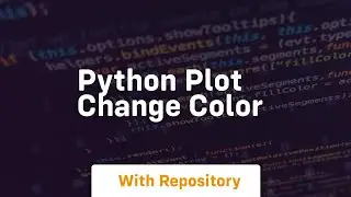 python plot change color