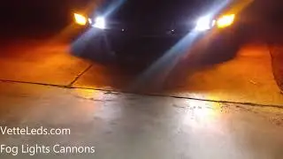 VetteLeds com C5 Corvette fog light Cannons