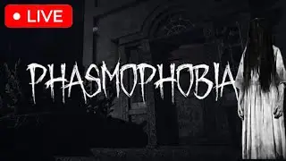 Hunting Ghosts in Phasmophobia with @clashthetics 🛑 #phasmophobia #shortslive