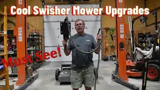 Coolest Must Have Swisher Mower Upgrades.  Remotely start, engage blades and raise and lower height