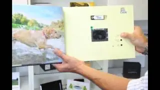 VideoPak video brochure / video book demo -  A4 bespoke multi-page.