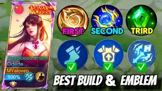 ODETTE DAILY USE BUILDS & EMBLEMS TO RANK UP CONTINUOUSLY!!🔥 (proven & tested)