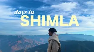 Days in Shimla(New year trip,Mall road, Scenic view, Zipline, Mountain trek ☕️🌄)