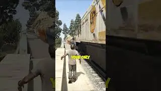 Trevor Finally Stops the &ldquo;Unstoppable&rdquo; Train in GTA 5! 🚂 #gta5 #shorts