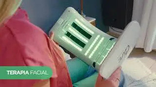 Cabina Corporal Terapia Facial Gadnic T&aacute;ctil 7 Colores Plegable