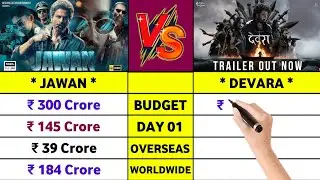 Devara vs Jawan Box Office Collection Day 1, devara 1st day collection, devara budget | Jr. NTR