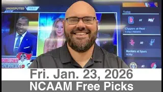 🏀 NCAAM Picks (1-23-26) Friday College Basketball Betting Predictions - Today's Daily Free Plays