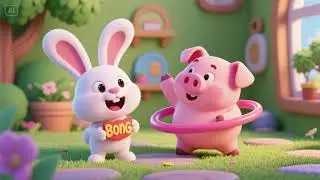 Bunny Boing and Piggy Twirl | Nursery Rhymes & Kids Songs