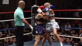 WBC Muaythai 2011 Denise Mellor vs Erika Kamimura