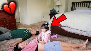 FAINTING IN FRONT OF OUR BABY TO SEE HOW SHE REACTS!! **SHOCKING RESULTS**