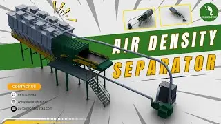 Air Density Separator | Alternative Fuel Recovery (AFR) | Density Separation #materialseparation