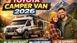 Toyota Camper Van Motorhome 2026 | Full Review, Features, Interior & Performance