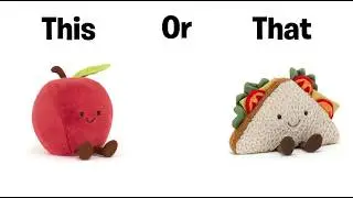 This or That🍔✨ [Jellycat food edition]