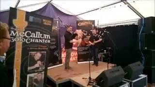 Campbell Tunable Chanter Launch | Rory & Craig being tuned by Kenny