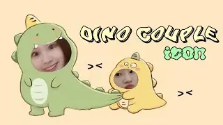 how to edit the dino couple icon