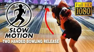 Two handed Bowling Release Technique ( Slow Motion ) HD Quality | 2023