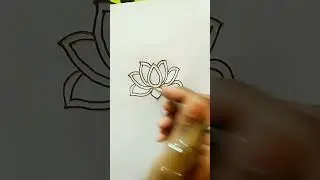 How to draw lotus #shorts #ytshorts #youtubeshorts #youtube #ashimehndi