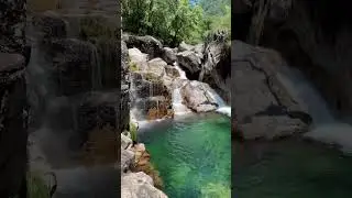 Waterfall in Portugal🇵🇹 #portugal #waterfall