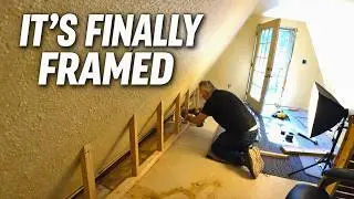 It&rsquo;s Finally Framed | Loft Kneewall Build/ A-Frame Cabin